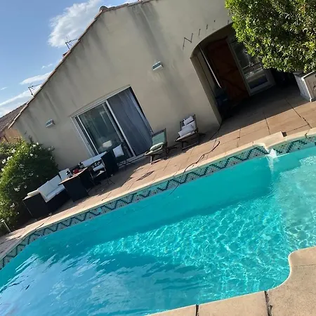 Mediterraneenne Piscine Calme Sans Vis A Vis Villa Boujan-sur-Libron